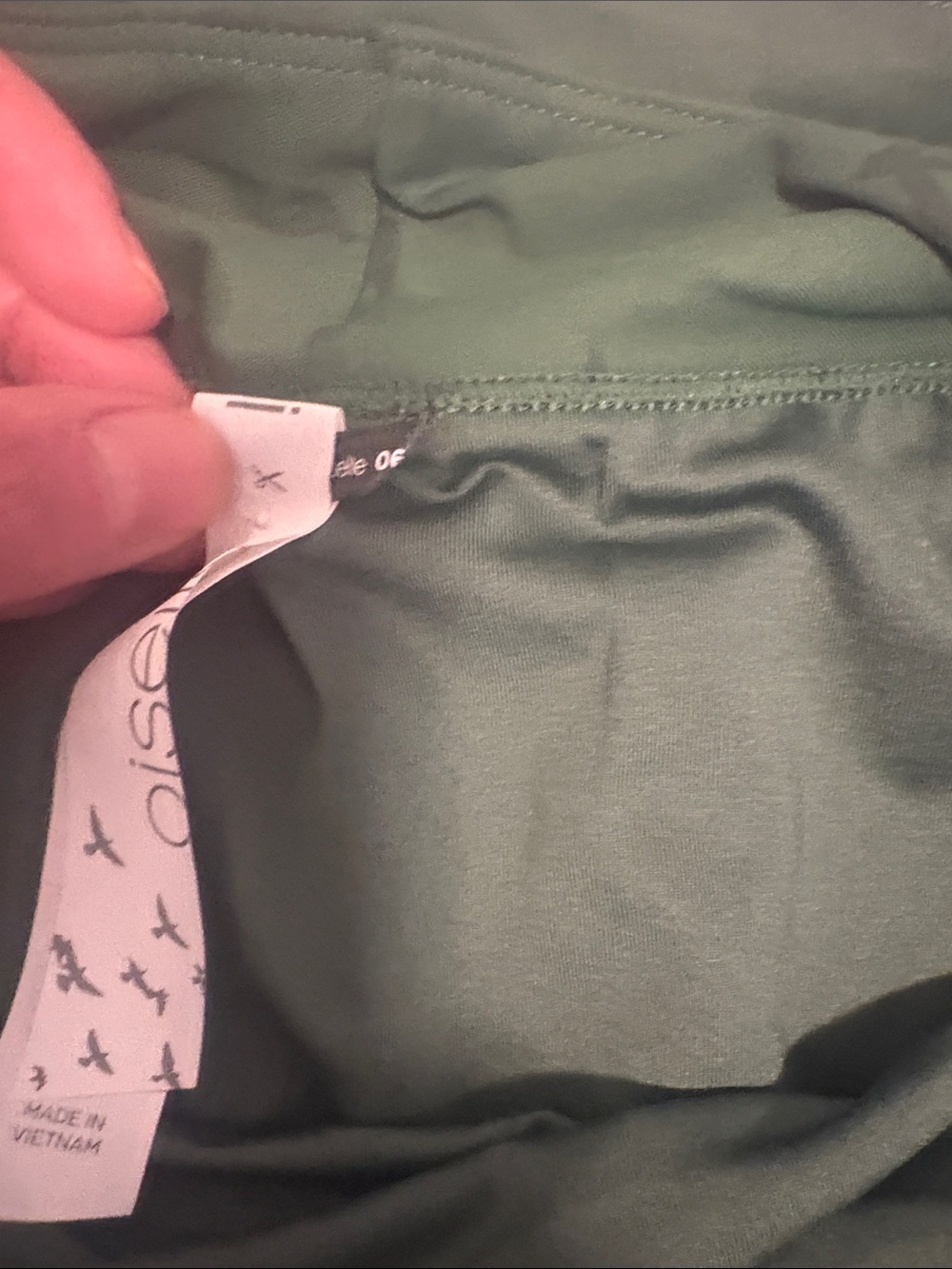 oiselle Forest Green Performance Running Shorts - Picture 4 of 6